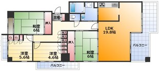 マインズ・コム神崎川の物件間取画像